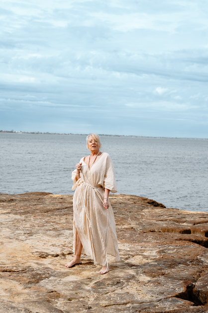 Kallisto® | Matching linen top and pants set main image 1