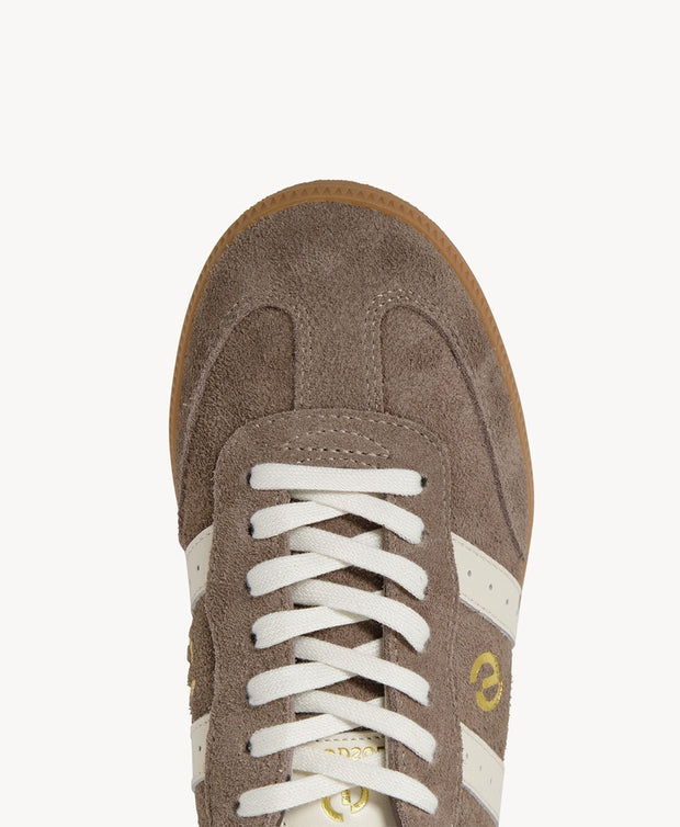 Giselle Parallel | Walnut Brown/Ivory Suede| Goodsole
