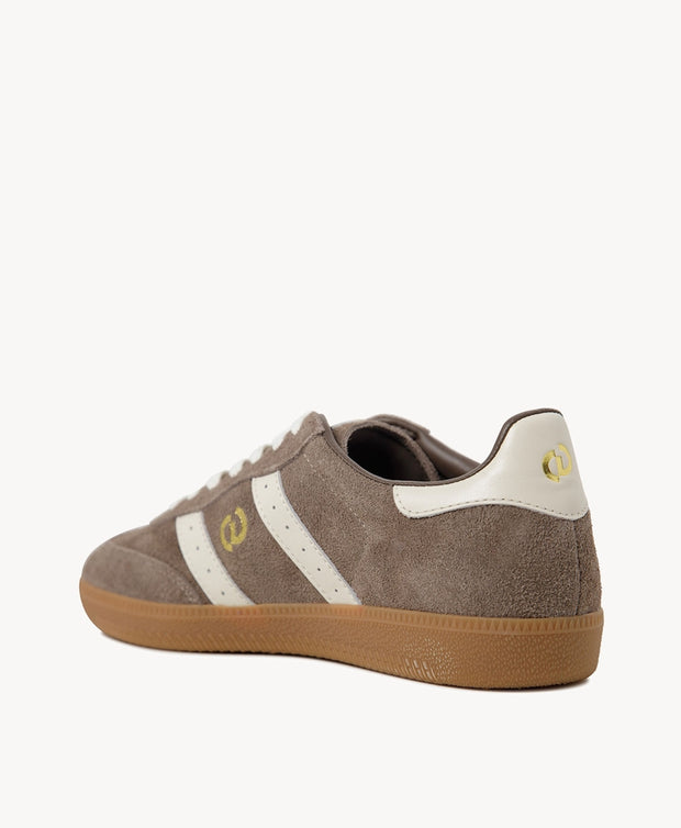 Giselle Parallel | Walnut Brown/Ivory Suede| Goodsole