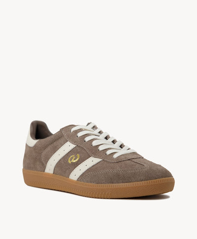 Giselle Parallel | Walnut Brown/Ivory Suede| Goodsole