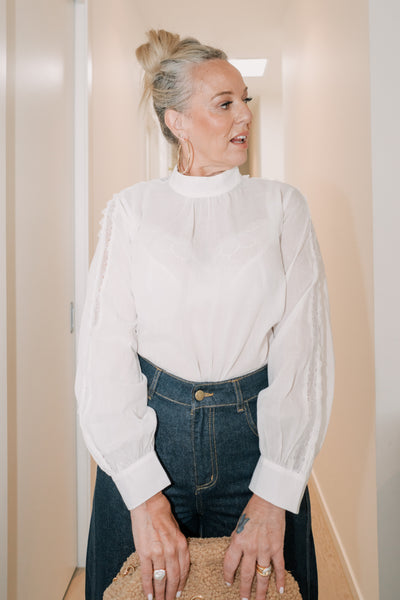 CAPTURE BLOUSE | IVORY | ESMAEE