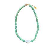 Dea Del Sole Necklace| Amazonite