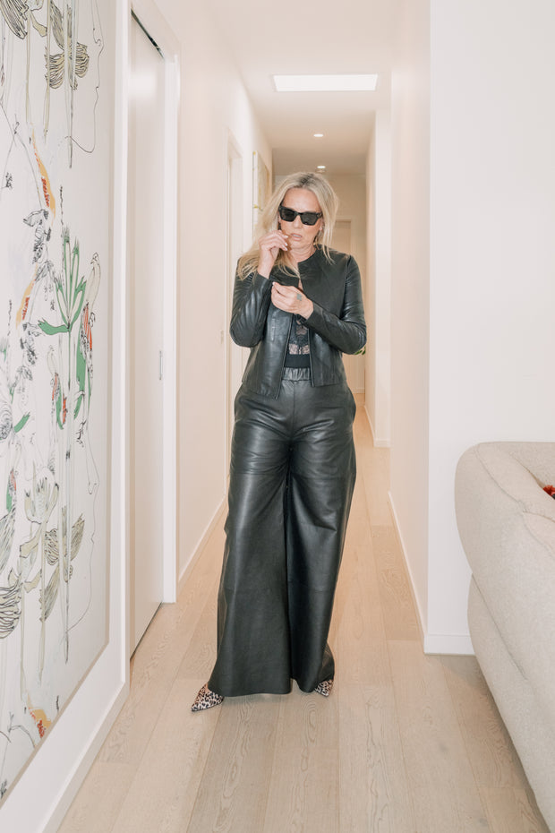 MILLA LEATHER JACKET | BLACK | DEA