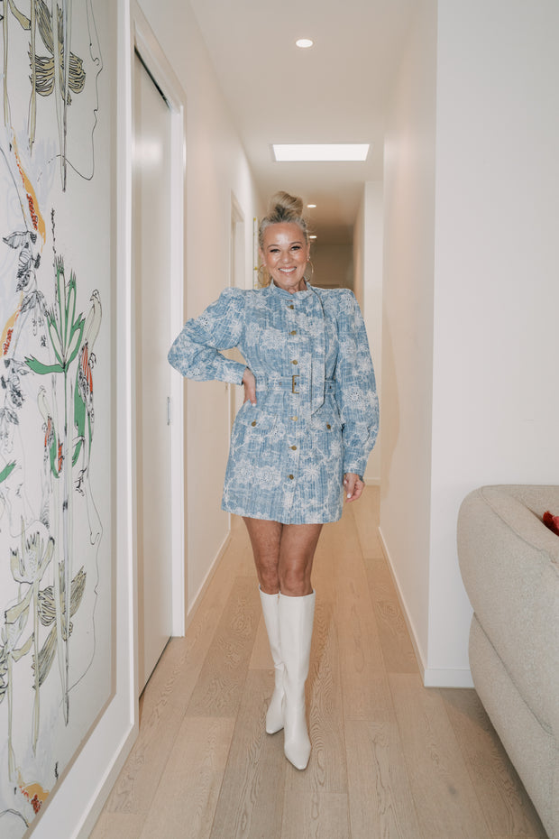 MONICA MINI DRESS | BLUE | ELLIAT