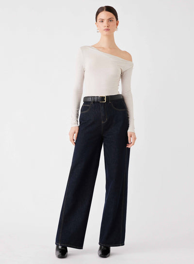 Pinnacle Knit Top | Natural | ESMAEE