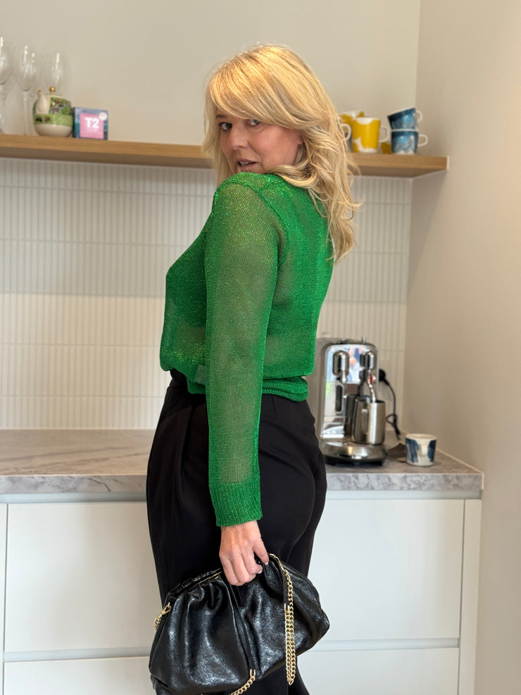 Diva Lurex Knit | Emerald | 365 Days