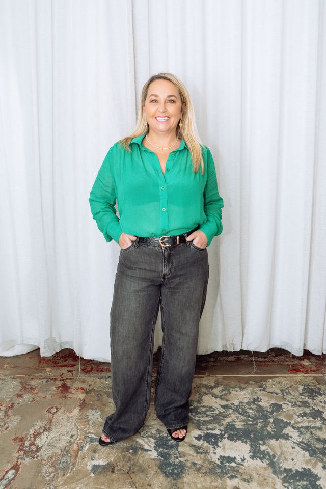 Bloom Shirt | Emerald | ESMAEE