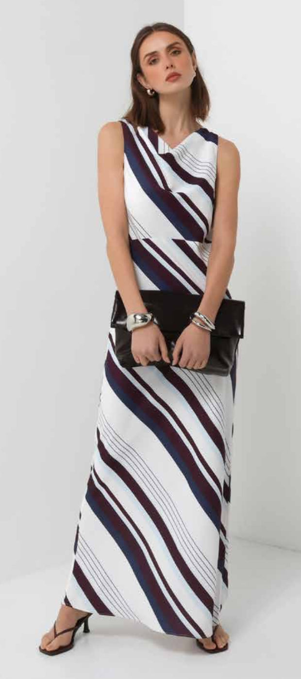 Celina Maxi Dress | Stripe Print | Madison The Label