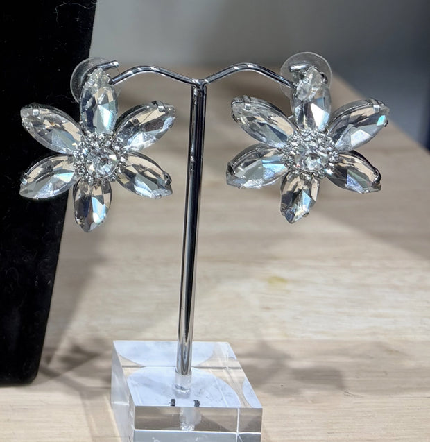 The Empress Earrings | Clear | Zoe & Chloe & Co