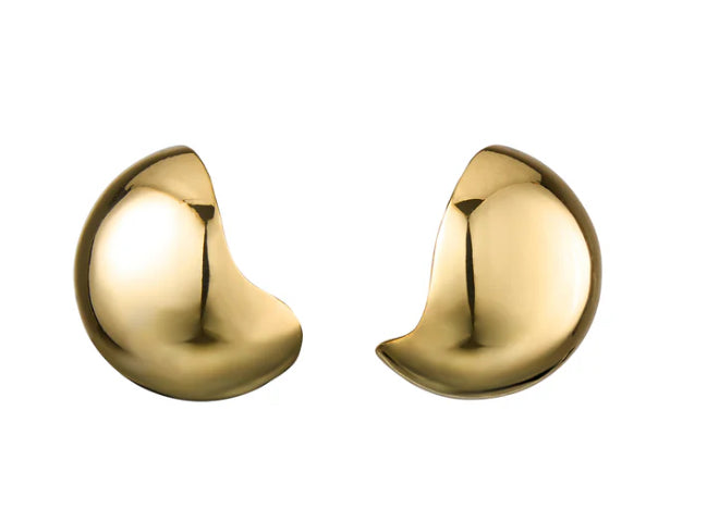 PALLINA GRANDE STUDS | 14K Gold Plating | BLING BAR