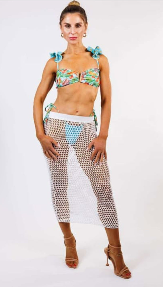 Luna Crochet Skirt | Luxury Resortwear | ZINZINA