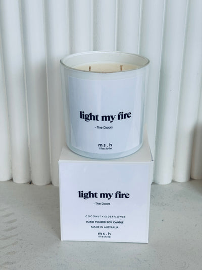 LIGHT MY FIRE CANDLE | MS. H