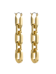 CATENA DROP EARRINGS | 14K Gold Plating | BLING BAR