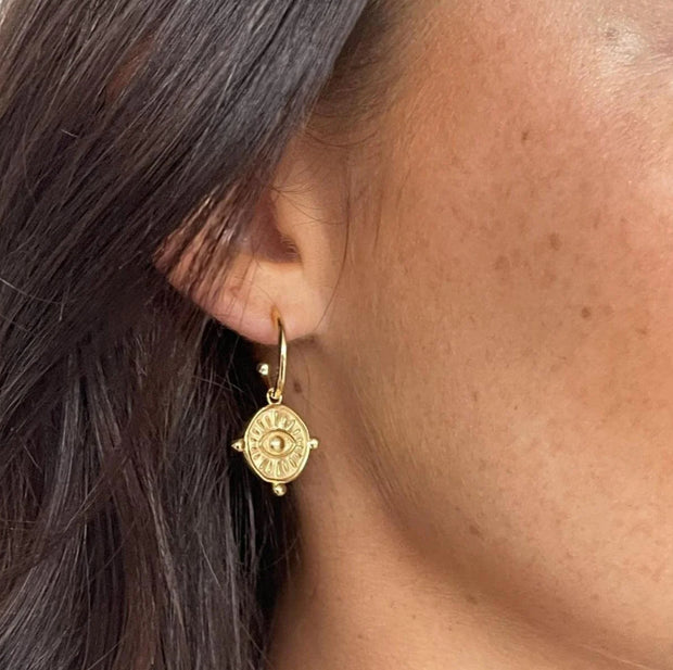 Guard me forever earrings | 18K Gold Plated | Sue Sensi