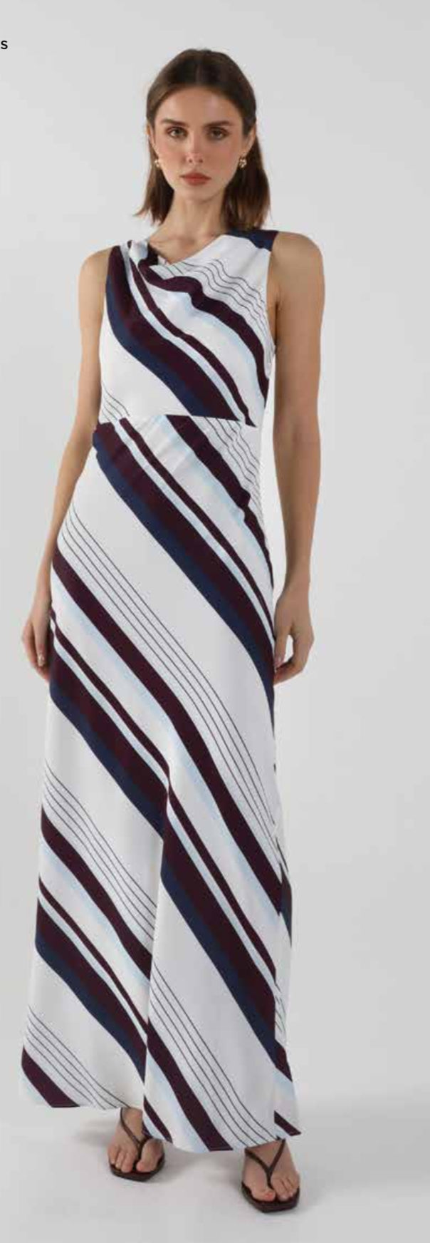 Celina Maxi Dress | Stripe Print | Madison The Label