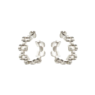 SIA HOOPS | SILVER | BLING BAR