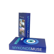 Mykonos Muse Faux Book/Storage Box