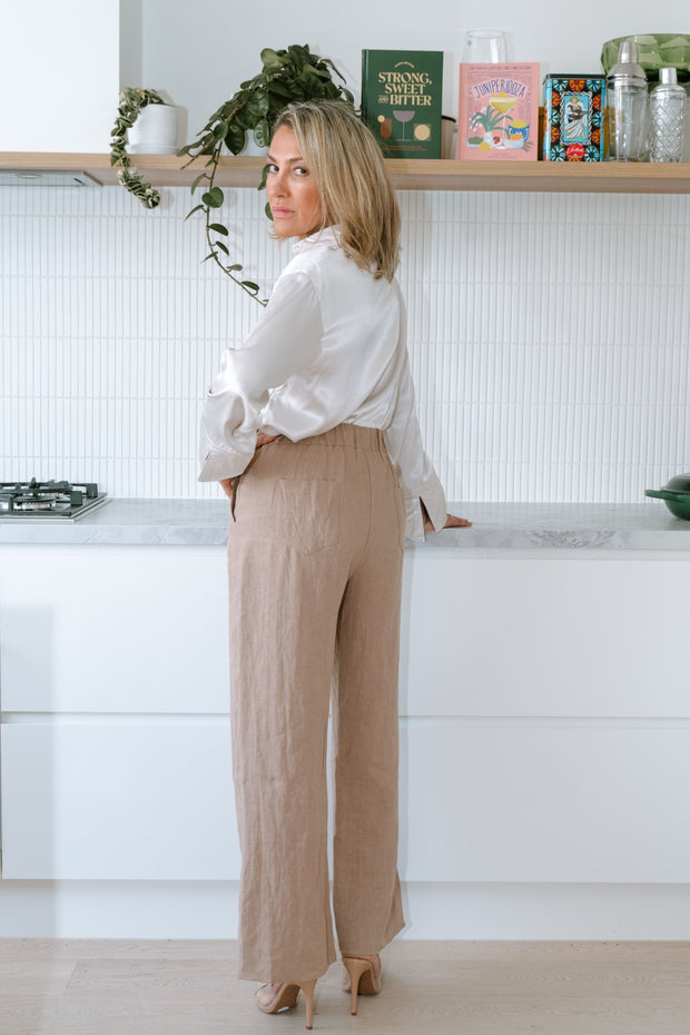 JUDE LINEN PANTS | NATURAL