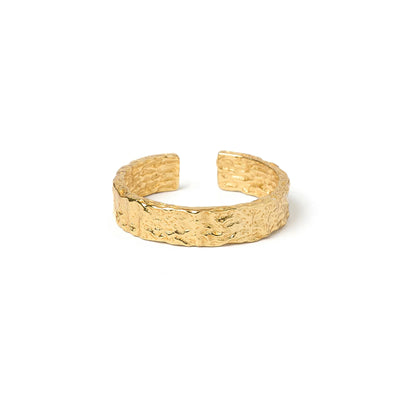 EROS GOLD TEXTURED RING | MEDIUM |ARMS OF EVE