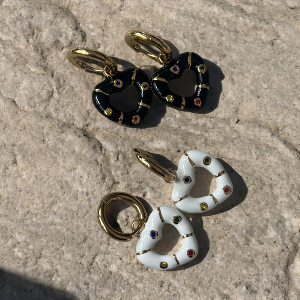 Fiorentina Earrings - White | CASA CAPRI