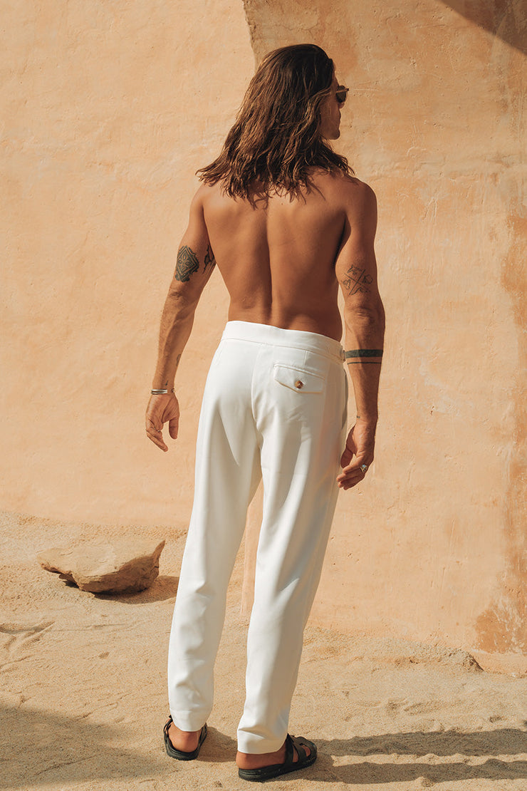 Martin Pant | White | Runaway The Label