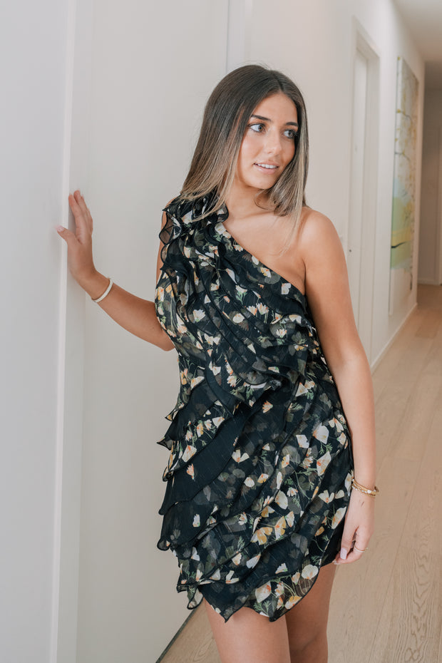TULSIA MINI DRESS | BLACKMULTI | ELLIATT