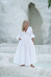 Isabella Dress | White | MsHLifestyle Resort Wear
