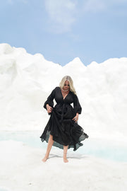 Isabella Dress | Black | MsHLifestyle Resort Wear