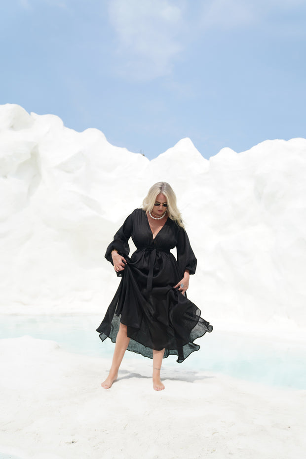 Isabella Dress | Black | MsHLifestyle Resort Wear