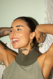 Bambola Earrings | Jade | Casa Capri