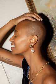 Sorrento Earrings | Clear Quartz | CASA CAPRI