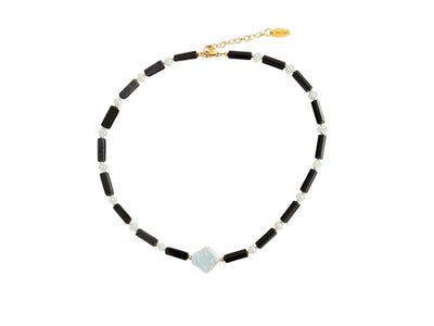 Forza Necklace| Black Onyx | Casa Capri