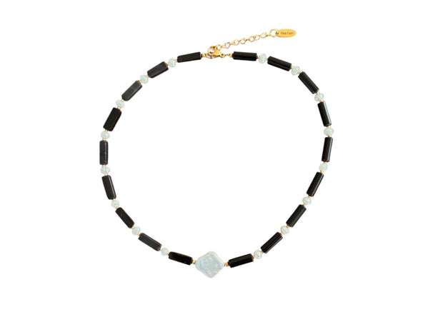 Forza Necklace| Black Onyx | Casa Capri