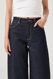 Gigi Barrel Jeans | Super Rinse Denim | ROLLAS