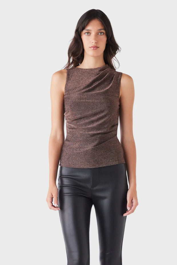 Eden Glitter Top | Bronze | ESMAEE