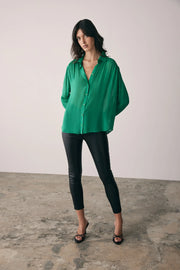 Bloom Shirt | Emerald | ESMAEE