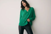 Bloom Shirt | Emerald | ESMAEE