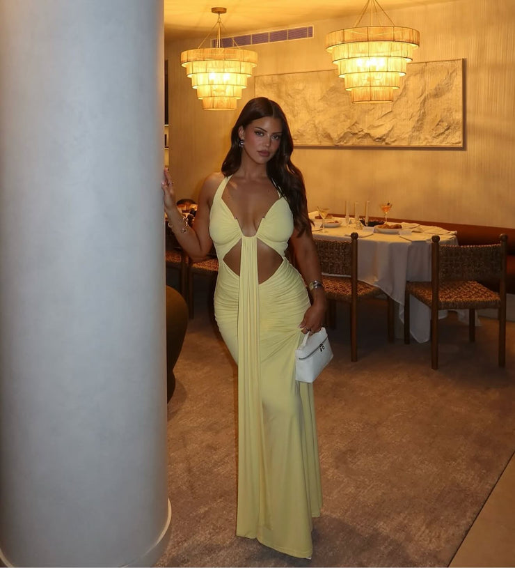 Flora Maxi Dress | Butter | Runaway The Label