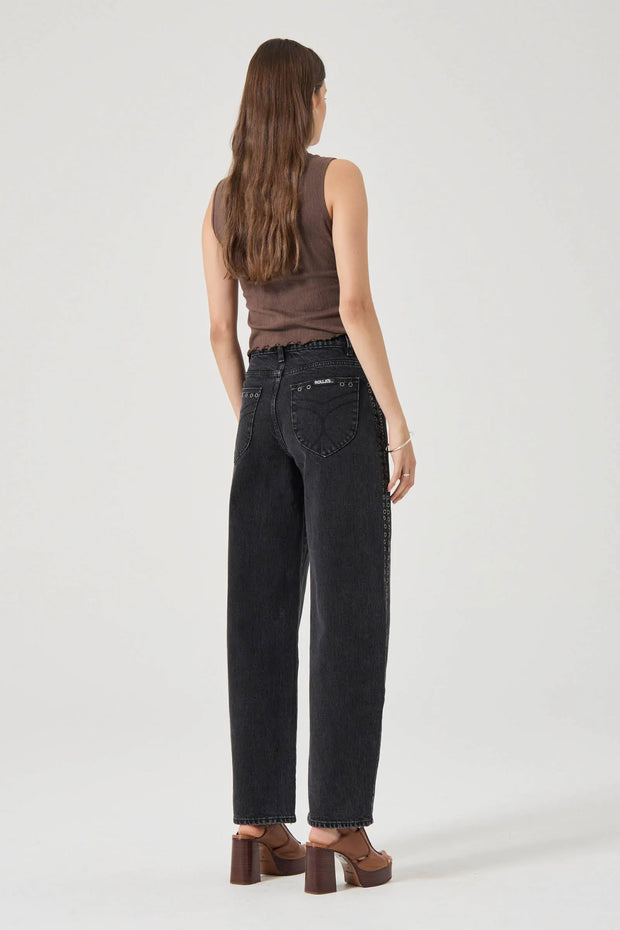 Gigi Barrel |Black Sand Eyelet | ROLLAS