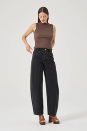 Gigi Barrel |Black Sand Eyelet | ROLLAS