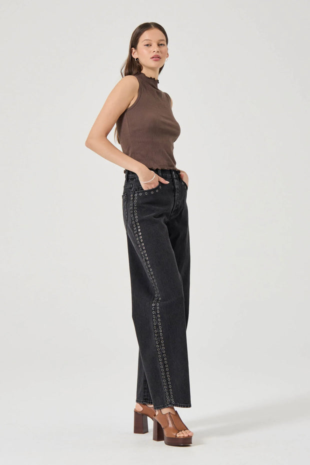 Gigi Barrel |Black Sand Eyelet | ROLLAS