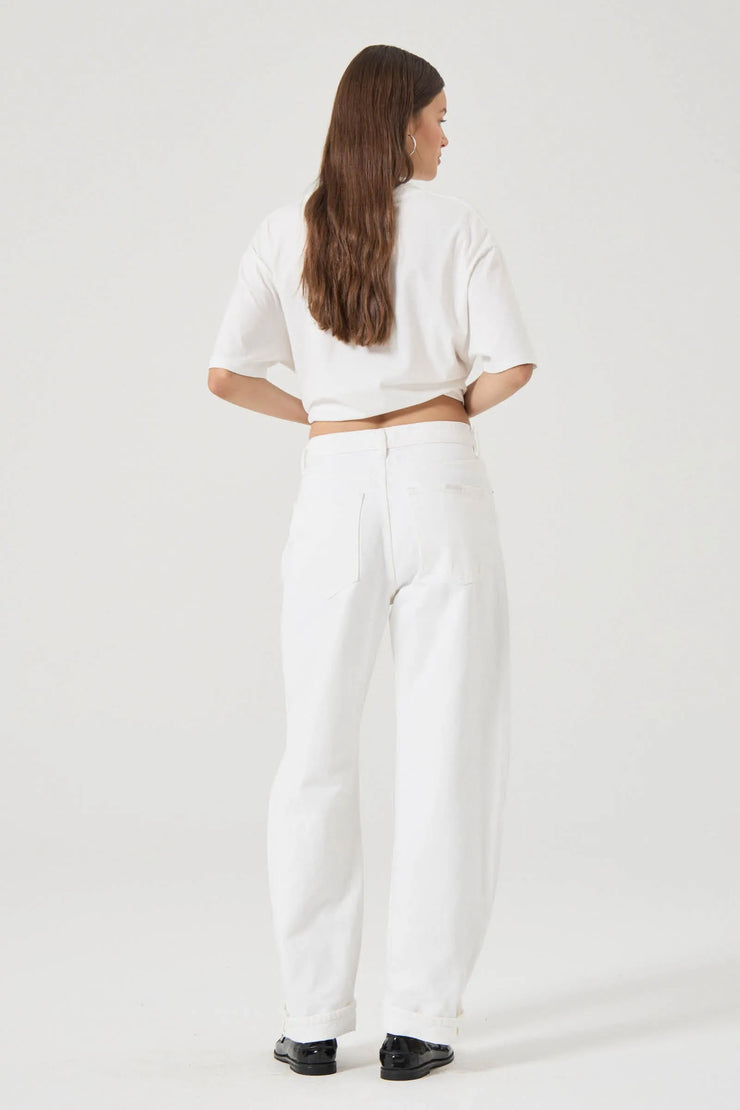 Arc Barrel Jeans | White Gold | ROLLAS