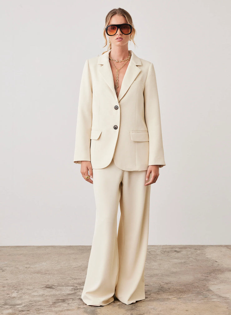 VOYAGE BLAZER | CREAM | ESMAEE
