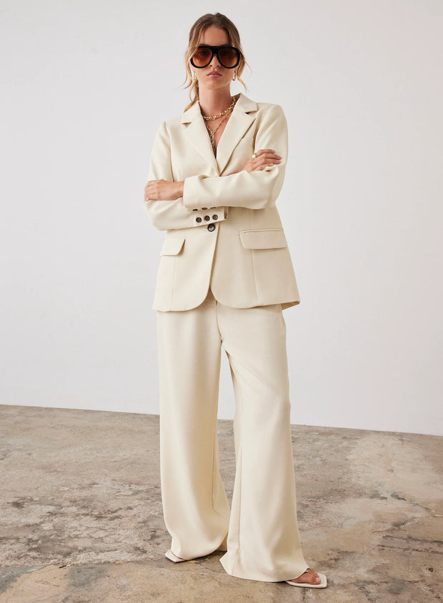 VOYAGE BLAZER | CREAM | ESMAEE