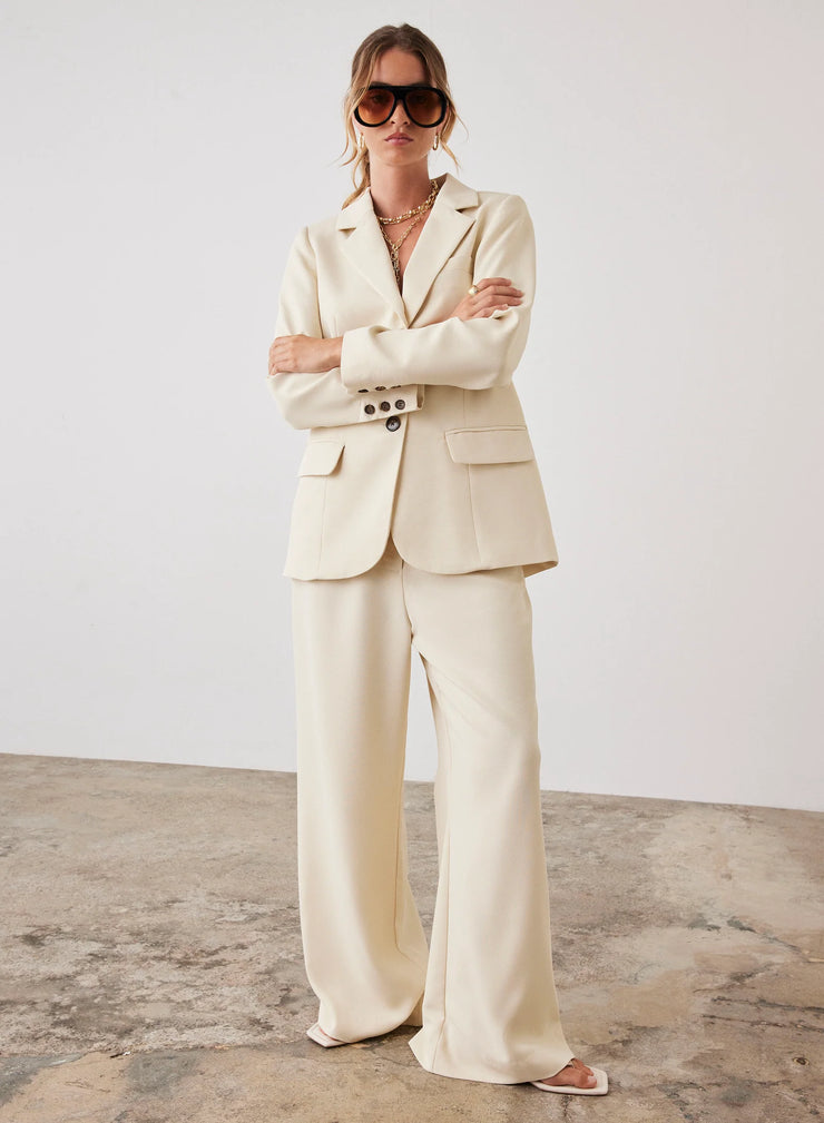VOYAGE BLAZER | CREAM | ESMAEE