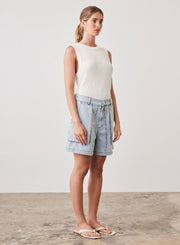 RIPTIDE DENIM SHORT | DENIM | ESMAEE
