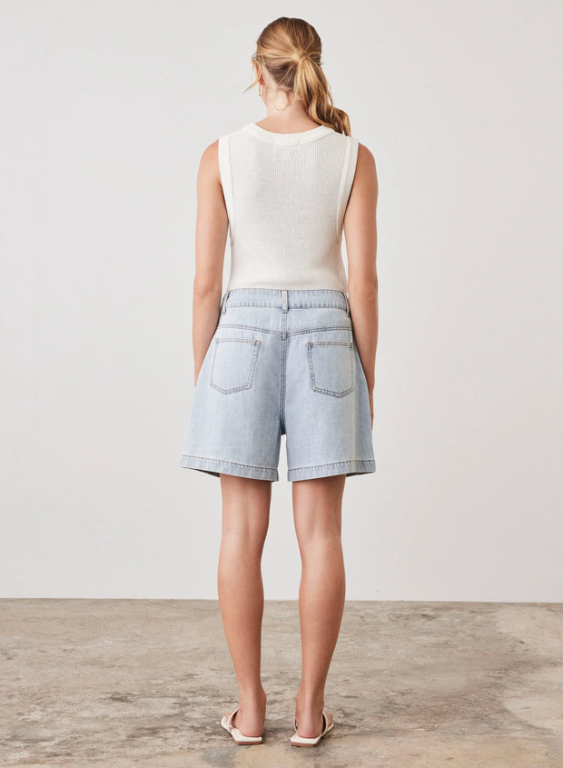 RIPTIDE DENIM SHORT | DENIM | ESMAEE