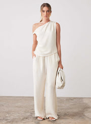 VIEW BLOUSE| CREAM | ESMAEE