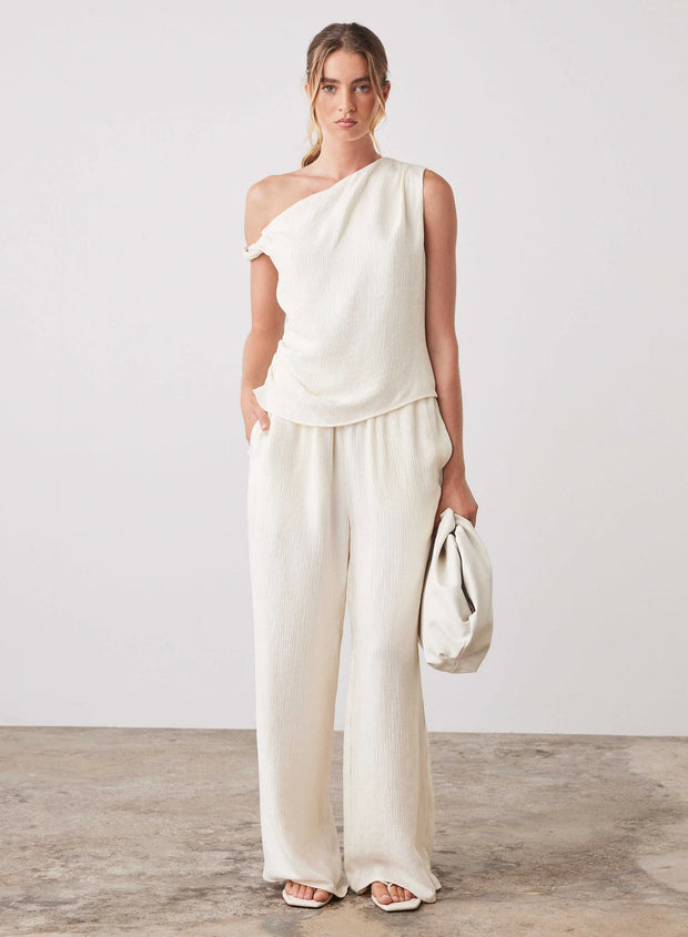 VIEW BLOUSE| CREAM | ESMAEE