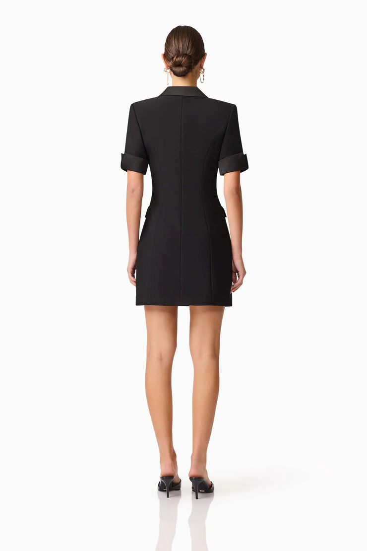 Ruby Blazer Dress | Black | ELLIATT